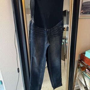 1822 Denim Maternity Women's Dark Wash Ankle Jeans